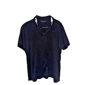 Neil‎ Barrett Lighting Bolt Polo, Short Sleeve, L